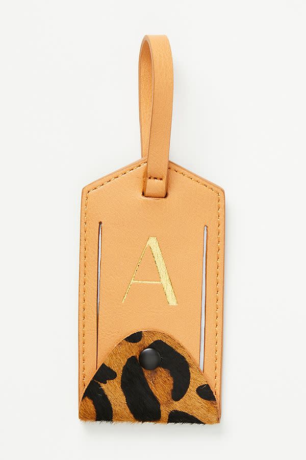 Animalia Monogram Luggage Tag