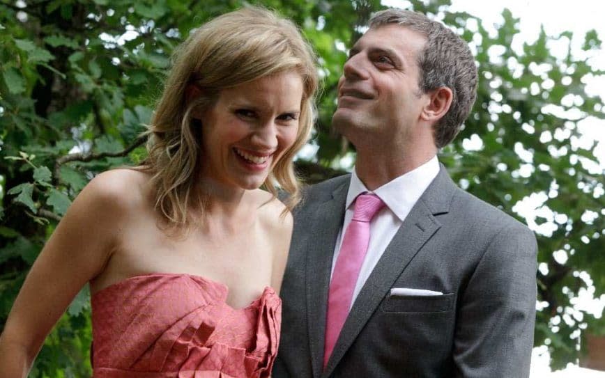 Kate Bussmann and husband - Alessandro Baglioni