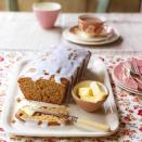 <p>This loaf cake cuts beautifully and is at its best when spread with butter and served with a cup of tea.</p><p><strong>Recipe: <a href="https://www.goodhousekeeping.com/uk/food/recipes/a535455/honey-spice-loaf-cake-recipe/" rel="nofollow noopener" target="_blank" data-ylk="slk:Honey and Spice Loaf;elm:context_link;itc:0;sec:content-canvas" class="link ">Honey and Spice Loaf</a></strong></p>