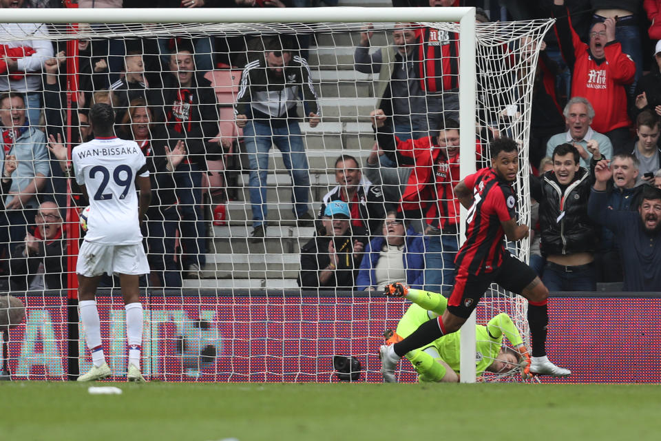 Josh King doing what he does best – scoring goals from the main striker position.