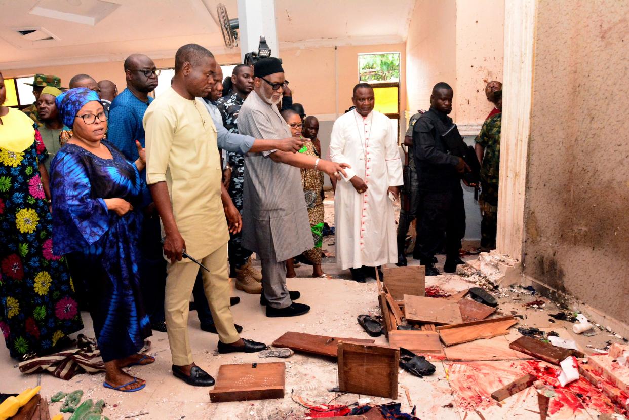 Authorities said that at least 50 worshippers were killed in the attack on the church in the town of Owo, and that the perpetrators were able to escape
