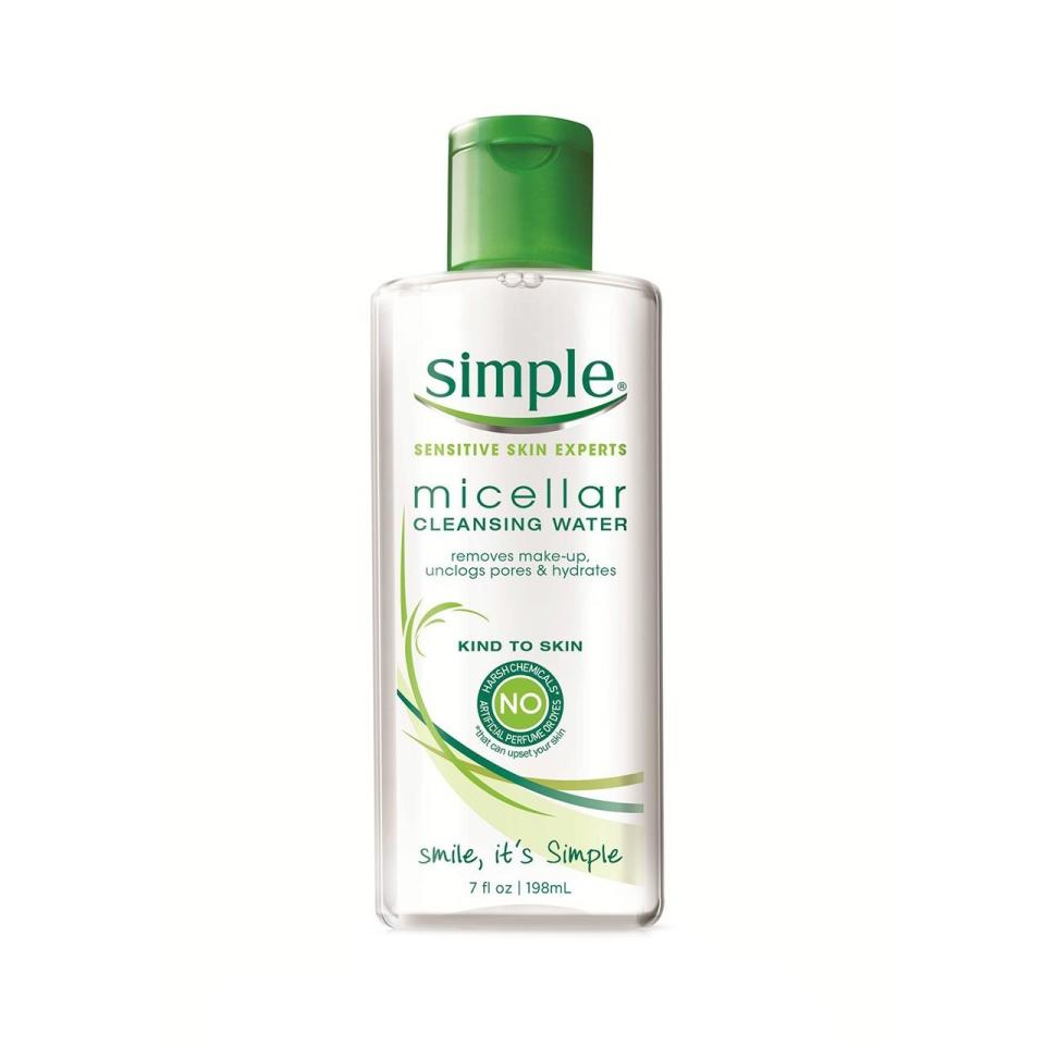 Simple Micellar Cleansing Water, $9