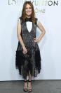 <p><strong>2 October</strong> Julianne Moore decided on a monochrome outfit for the event. </p>