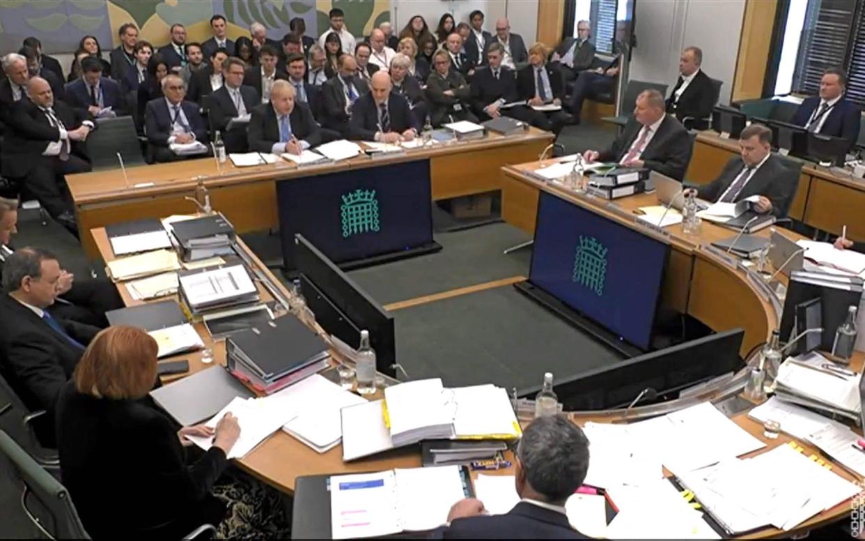 Some of Boris Johnson's supporters have called the privileges committee a 'kangaroo court' - AFP