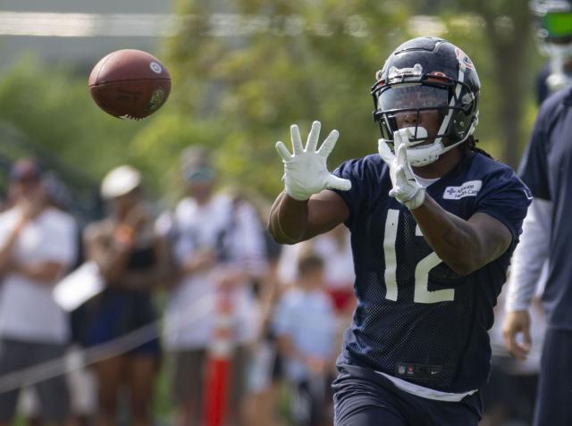 Chicago Bears training camp report: Justin Fields leads a 'game-winning'  drive with not a second to spare