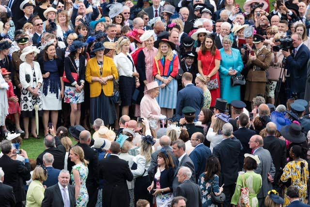 A royal garden party