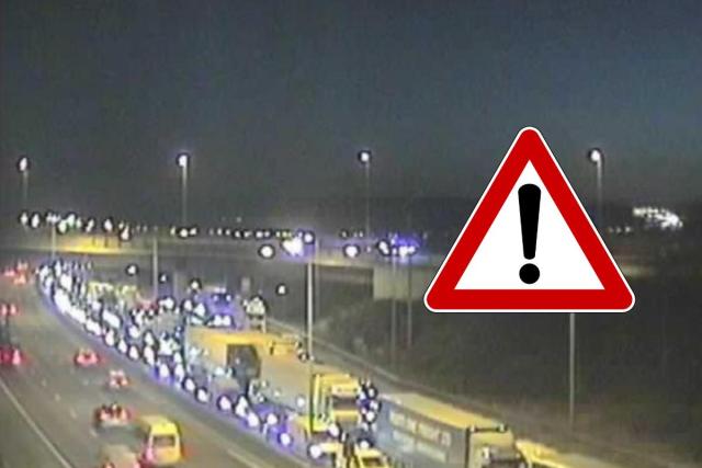 Delays up to 90 minutes after Dartford Tunnel closure due to van blaze