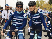 <p>In tandem! Dempsey and his wife, makeup artist Jillian Fink Dempsey, saddled up for his run/walk/cycle charity event in Maine, the Dempsey Challenge. Proceeds benefit the Dempsey Centers, which give money to individuals and families impacted by cancer. (Photo: <a rel="nofollow noopener" href="https://www.instagram.com/p/BZ_WJKYgEm9/?hl=en&taken-by=patrickdempsey" target="_blank" data-ylk="slk:Patrick Dempsey via Instagram;elm:context_link;itc:0;sec:content-canvas" class="link ">Patrick Dempsey via Instagram</a>) </p>