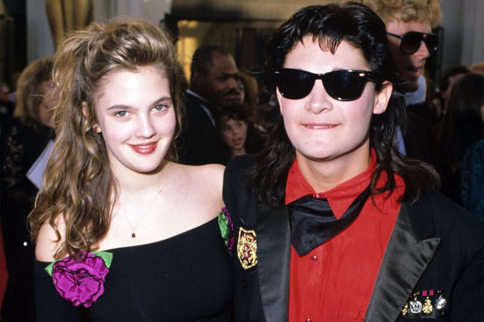 Drew Barrymore and Corey Feldman