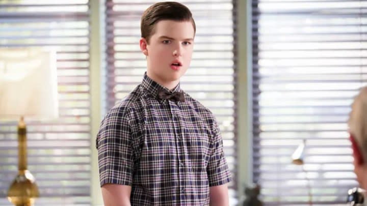 Iain Armitage as Sheldon in Young Sheldon.