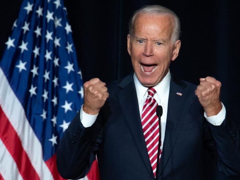 Joe Biden fuels 2020 campaign rumours by saying he has ‘most progressive record of anybody running’