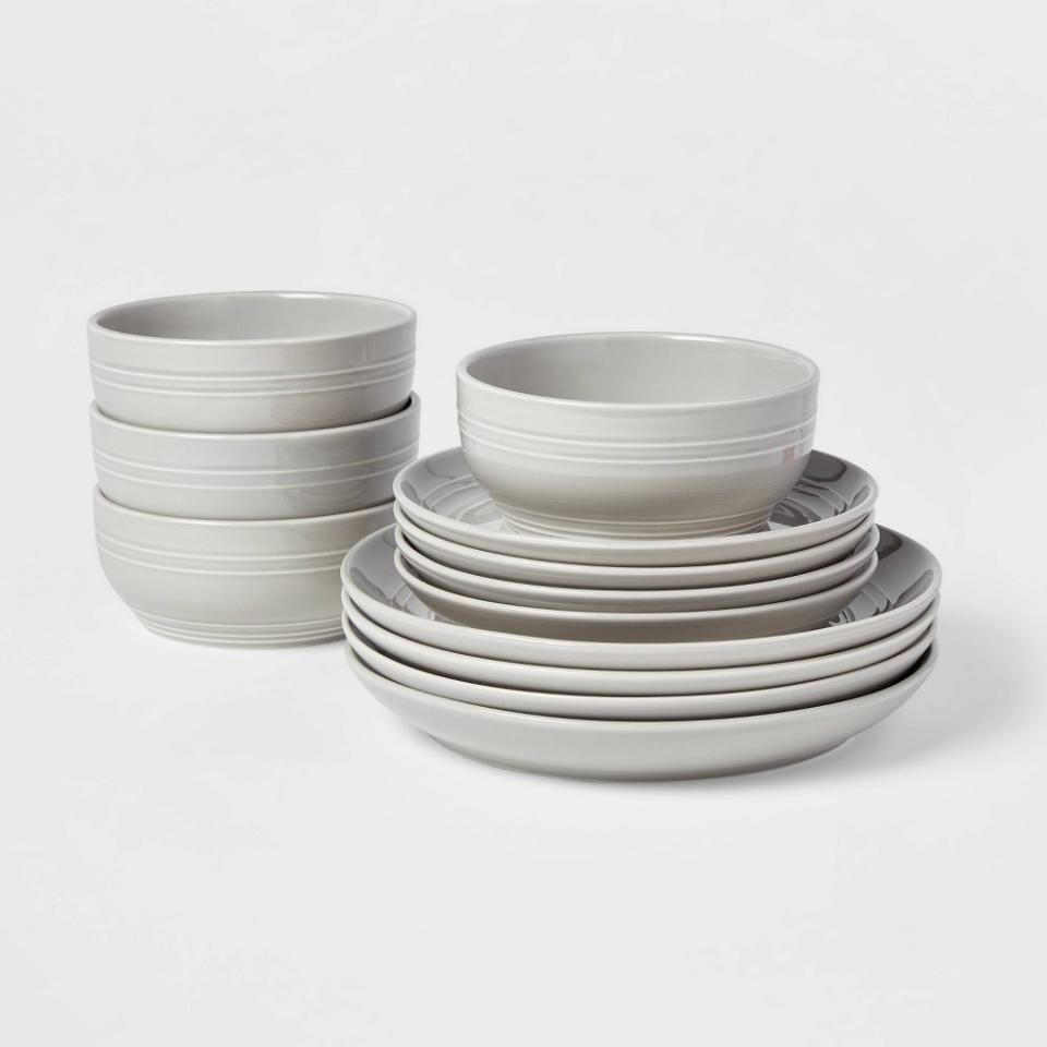 <p><a href="https://go.redirectingat.com?id=74968X1596630&url=https%3A%2F%2Fwww.target.com%2Fp%2F12pc-stoneware-westfield-dinnerware-set-gray-threshold-8482%2F-%2FA-82304052&sref=https%3A%2F%2Fwww.esquire.com%2Flifestyle%2Fg46116233%2Fbest-dinnerware-sets%2F" rel="nofollow noopener" target="_blank" data-ylk="slk:Shop Now;elm:context_link;itc:0;sec:content-canvas" class="link ">Shop Now</a></p><p>12-piece Stoneware Westfield Dinnerware Set </p><p>target.com</p><p>$25.00</p>