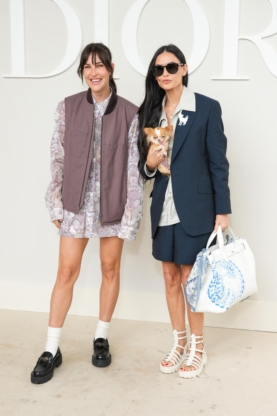 Demi Moore, gladiator sandal, platform, Scout LaRue Willis, Paris Fashion Week