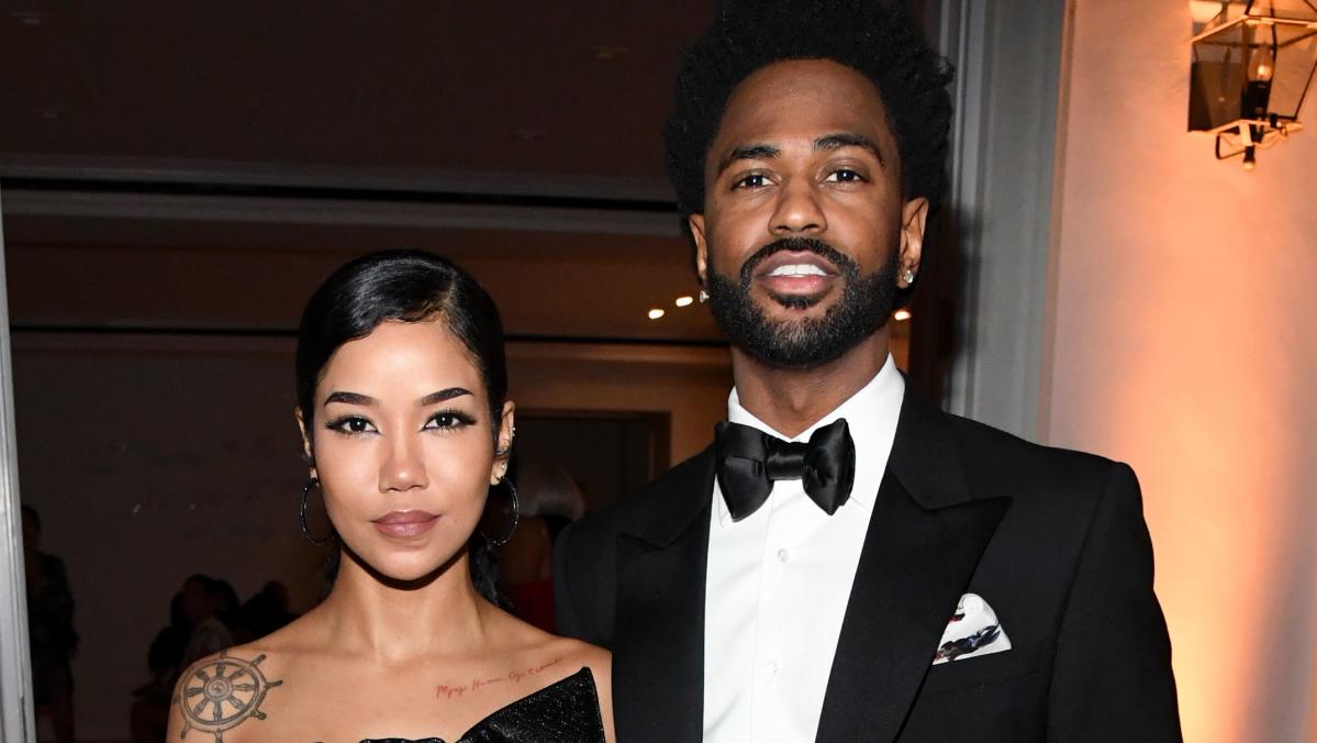 Big Sean and Jhené Aiko are every inch the loved-up couple at the Super Bowl