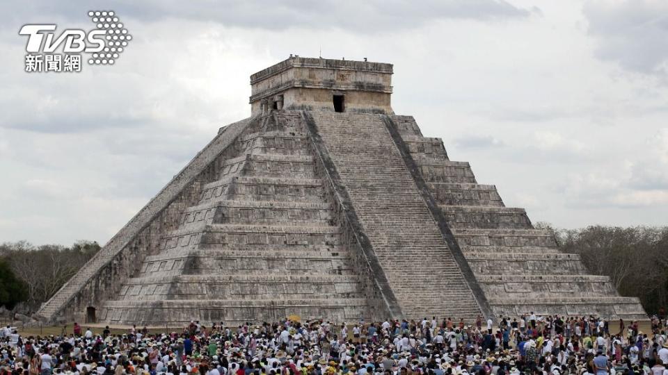 馬雅文明遺址奇琴伊察（Chichen Itza），吸引大量遊客造訪。（圖／達志影像路透社）