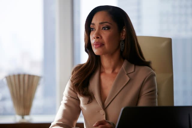 <p>Ian Watson/USA Network</p> Gina Torres on 'Suits'