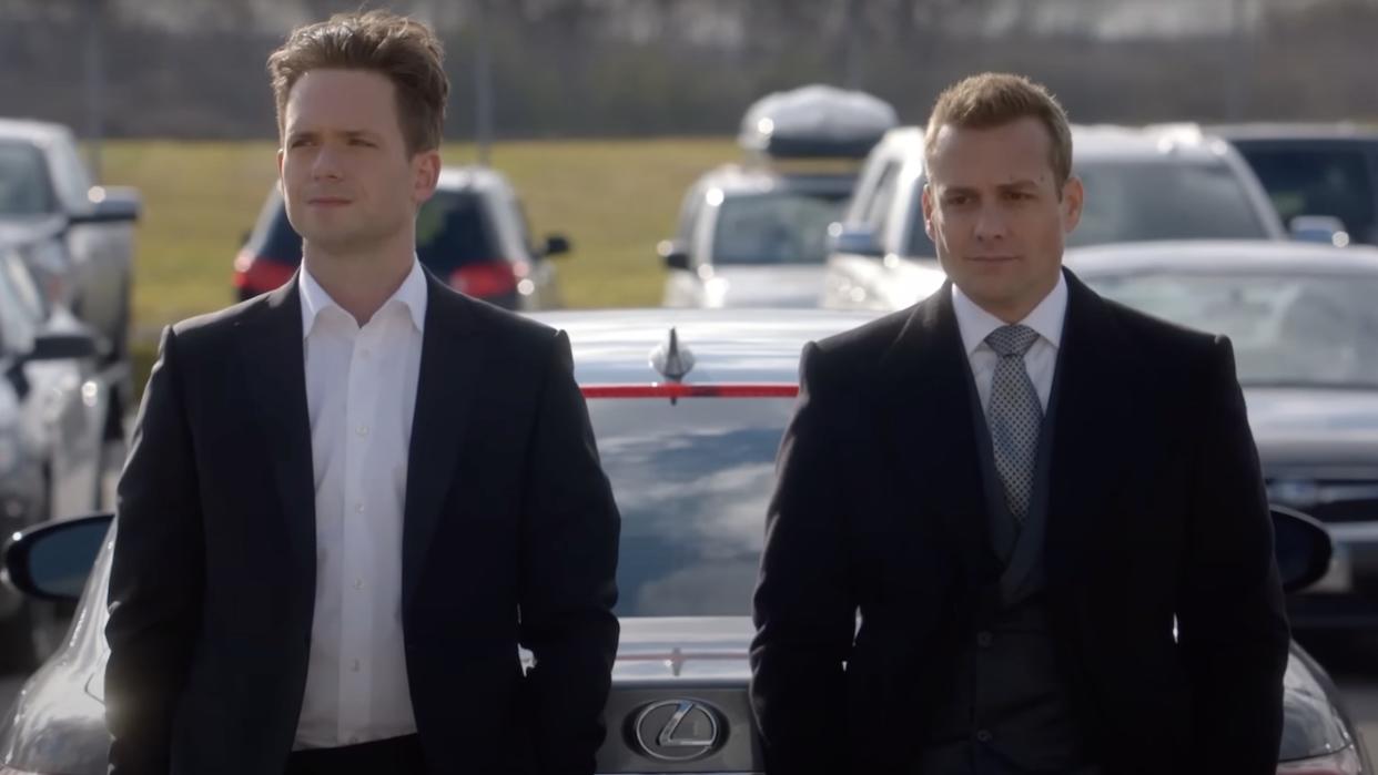  Patrick J. Adams and Gabriel Macht in Suits. 