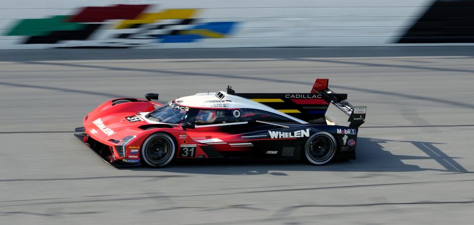 Action Express Racing's Whelen Engineering Cadillac prototype, one of nine new machines making up the GTP class in the Rolex 24 at Daytona.