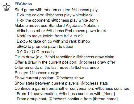 How to Play the Secret Game of Chess in Facebook Messenger