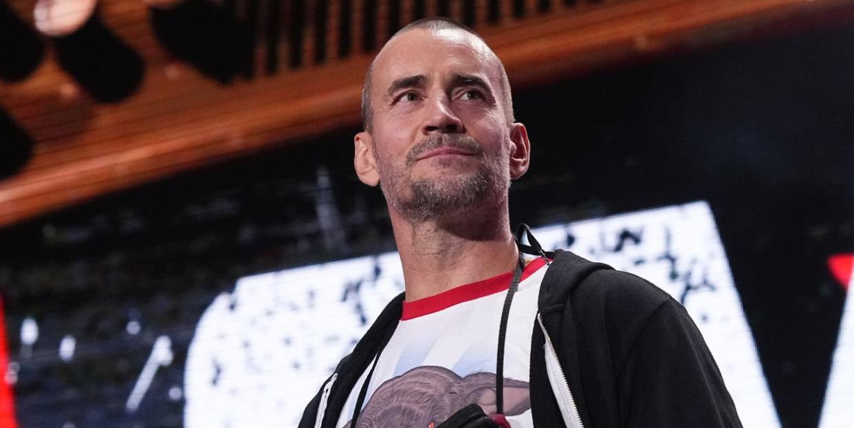 aew cm punk return collision