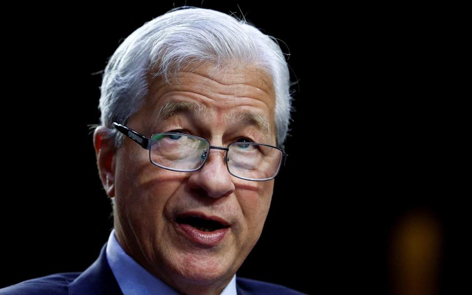 Jamie Dimon, chief executive of JP Morgan, issued the warning even as the lender was boosted by depositors pulling funds from smaller rivals. - REUTERS/Evelyn Hockstein/File Photo