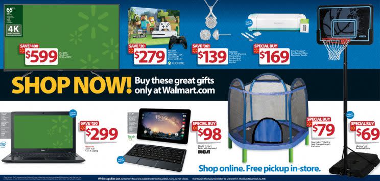 Walmart Black Friday sale items