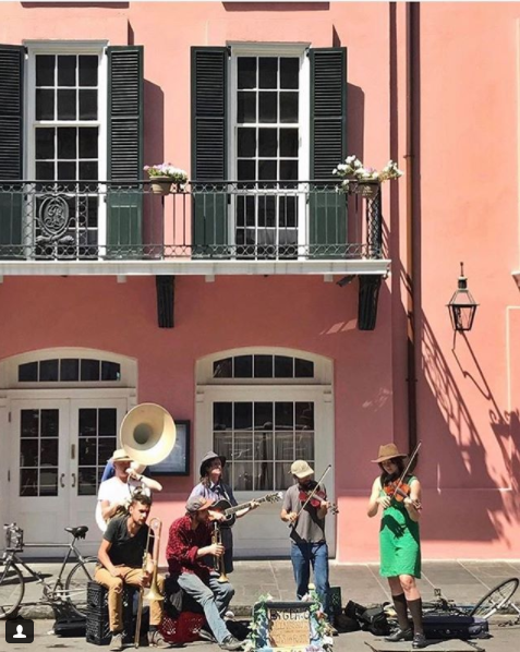 The Mojo Triangle begins in New Orleans where music is a part of the city. Source: VisitNewOrleans/Instagram