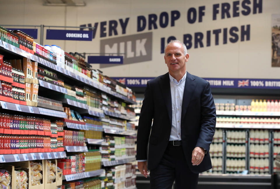 Dave Lewis, Tesco CEO stands inside Tesco's new discount supermarket Jack's, in Chatteris, Britain, September 19, 2018. REUTERS/Chris Radburn