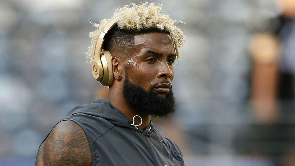 Odell Beckham Jr. is hoping to bring the noise Sunday night (AP).