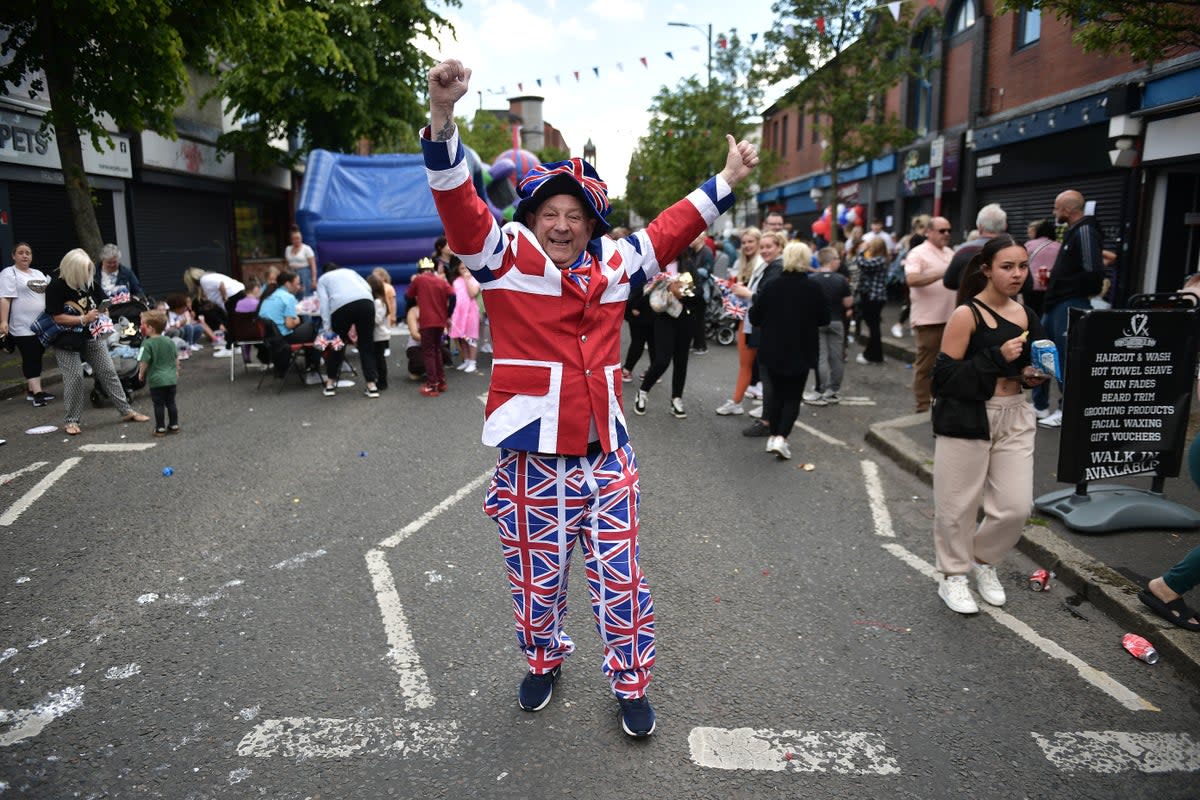 There’s something unsettling about this flag-wielding, trifle-eating agenda (Getty Images)