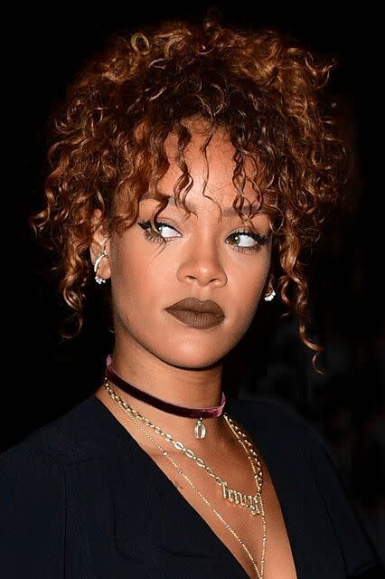 This nod to the ‘90s was all Rihanna’s doing. "I’ve trained her to do her own makeup,” Morales says. 