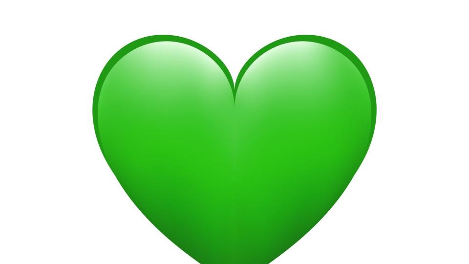 green heart emoji