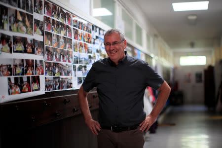 Director of primary School Les Ormeaux Gerard Mouroux poses before an interview with Reuters in Montereau-Fault-Yonne near Paris, France, June, 18, 2018. REUTERS/Gonzalo Fuentes/Files