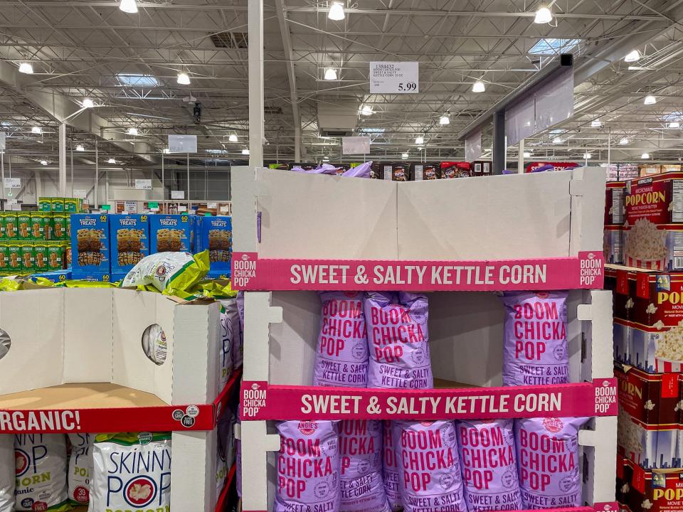 Popcorn at Costco.