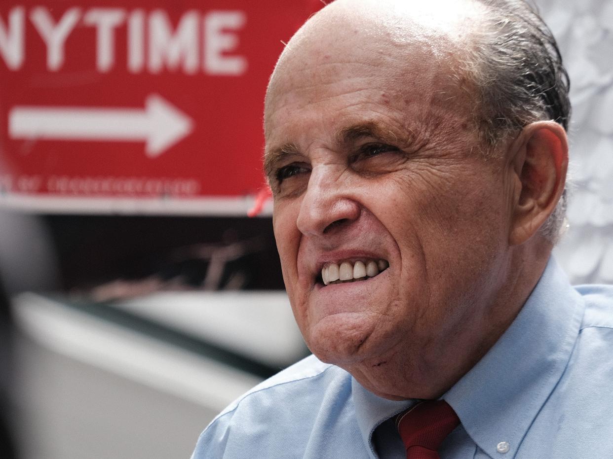 Former New York City Mayor Rudy Giuliani