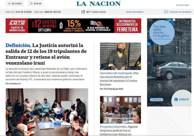 LA NACION ocupó el 5° lugar del ranking junto a Instagram