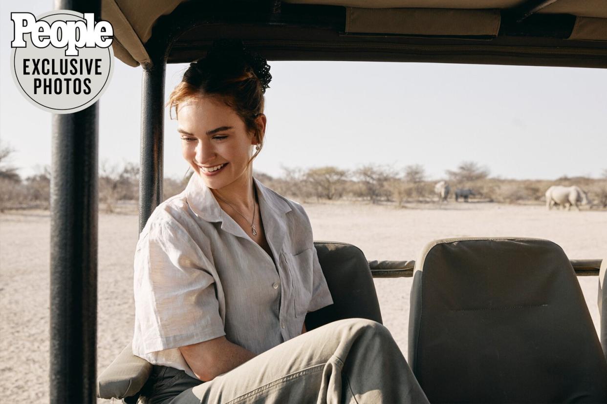 Lily James Botswana