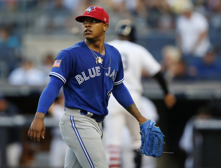 Would the Blue Jays really trade young star Marcus Stroman? (AP)