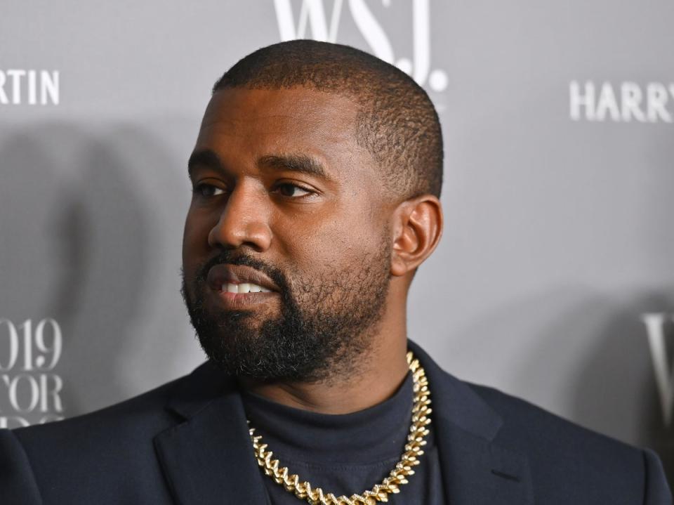 File image: Kanye West, now called Ye, was suspended from Twitter, now called X,  for breaking platform’s harmful language rules   (AFP/Getty)