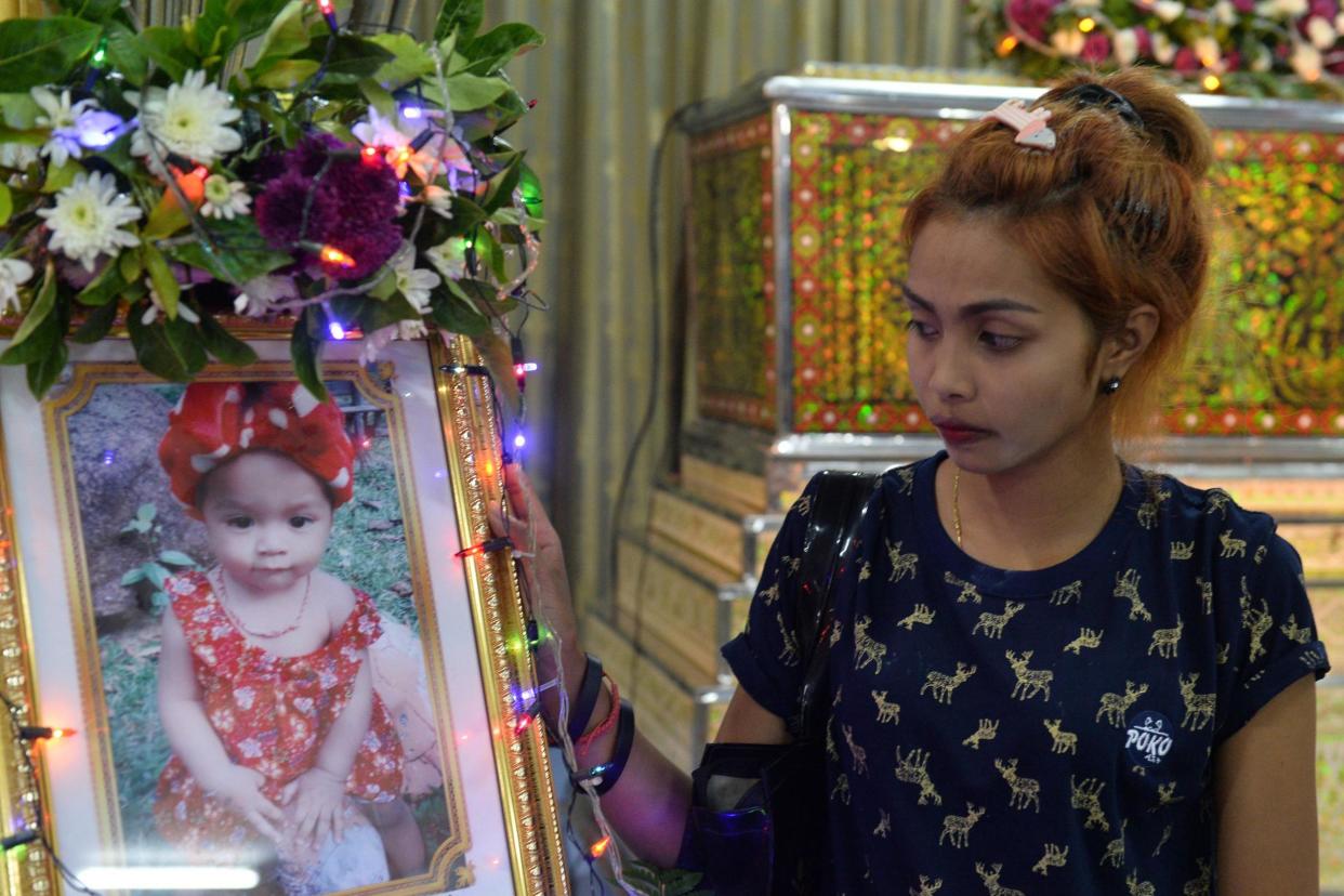 Murder: Jiranuch Trirat, the mother of the 11-month-old baby killed by her father: REUTERS