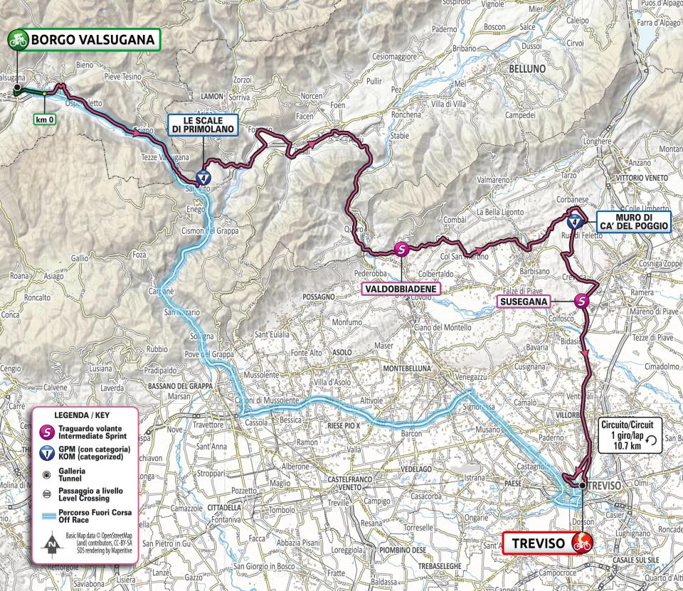 Giro d'Italia 2022 stage 18 map – Giro d'Italia 2022: Route, stage start times, TV channel details and more