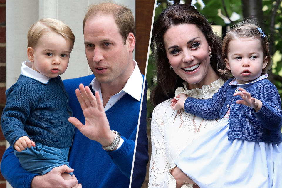 George and Charlotte Share a Sweater (Again!)