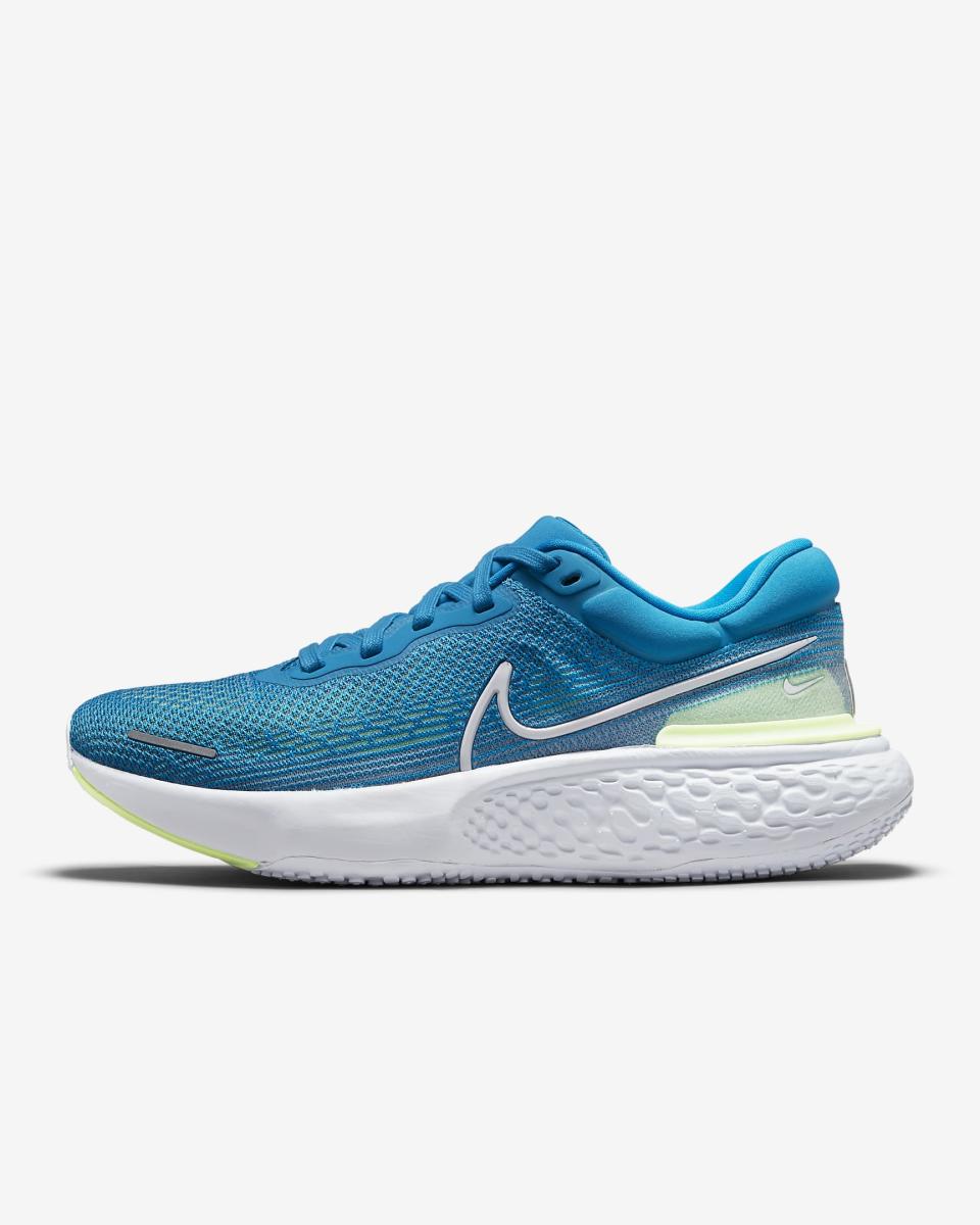 Blue Nike ZoomX Invincible Run Flyknit