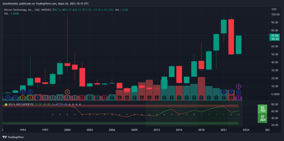 Action MU.  Image: TradingView