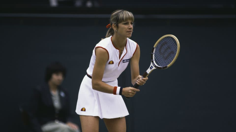 Chris Evert won 157 singles titles. - Fox Photos/Hulton Archive/Getty Images