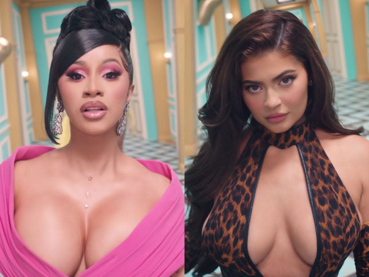 cardi b kylie jenner