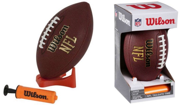 This junior football is perfect for a game of catch.