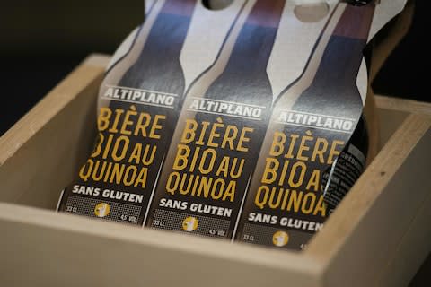 Gluten-free quinoa beer in France - Credit: GEtty