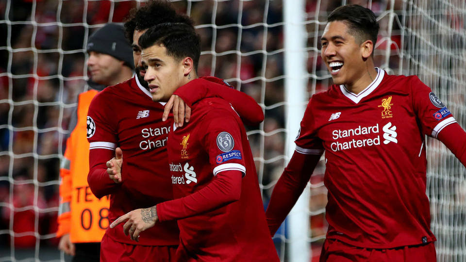 Seven up: Liverpool thrashed Spartak Moscow last night to ease through – but who could they face next?