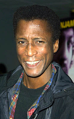 Michael Wright at the New York premiere of Miramax's Pinero